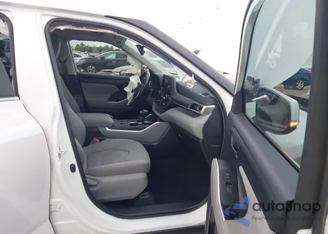 2023 Toyota Highlander Hybrid Le z USA, uszkodzony, nr VIN 5TDZARAH5PS520764